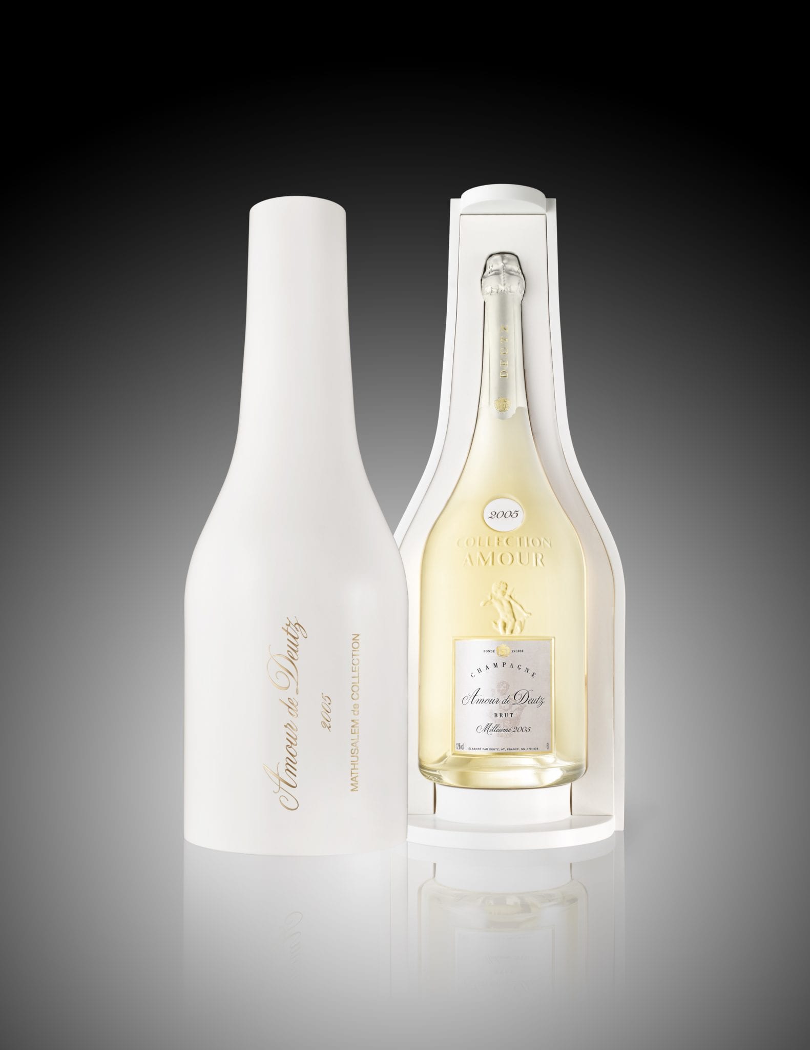 Coffret luxe pour Champagne Deutz par Wildcat Packaging