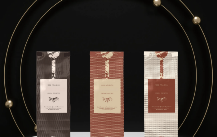 Emballage minimaliste, packaging écologique, design d’emballage épuré.